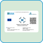 Tarjeta PVC Operador y Piloto de drones (85 x 54 mm) Tarjeta PVC Operador y Piloto de drones (85 x 54 mm) Image